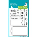 Lawn Fawn - Clear Stamps - Thank You Tags