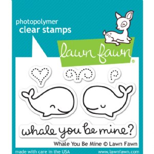 Lawn Fawn - Clear Stamps - Whale You Be Mine