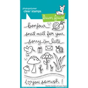Lawn Fawn - Clear Stamps - Gleeful Gardens