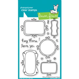 Lawn Fawn - Clear Stamps - Flirty Frames