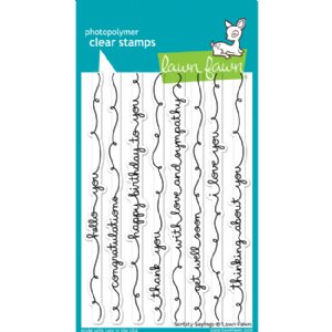 Lawn Fawn - Clear Stamps - Scripty Sayings