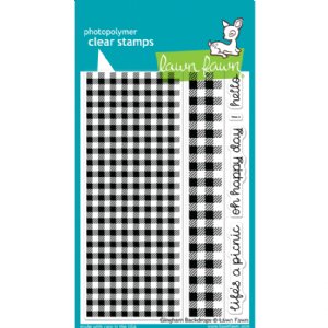 Lawn Fawn - Clear Stamps - Gingham Backdrops
