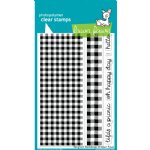 Lawn Fawn - Clear Stamps - Gingham Backdrops