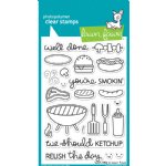 Lawn Fawn - Clear Stamps - Let's Bbq