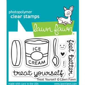 Lawn Fawn - Clear Stamps - Treat Yourself