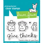 Lawn Fawn - Clear Stamps - Thankful Mice