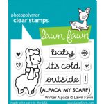 Lawn Fawn - Clear Stamps - Winter Alpaca