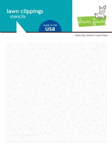 Lawn Fawn - Stencil - Starry Sky