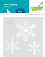 Lawn Fawn - Stencil - Snowflake Trio