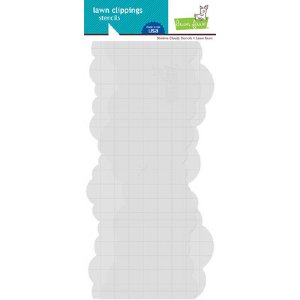 Lawn Fawn - Stencil Pack - Slimline Cloudy