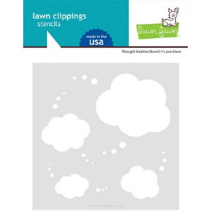 Lawn Fawn - Stencil - Thought Bubbles