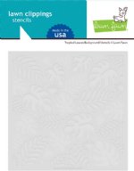 Lawn Fawn - Stencil Pack - Tropical Leaves Background