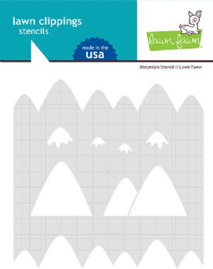 Lawn Fawn - Stencil - Mountain