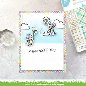 Lawn Fawn - Clear Stamp - Dandy Day Flip-Flop