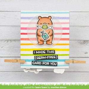 Lawn Fawn - Clear Stamp - Germ-Free Bear