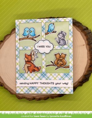 Lawn Fawn - Clear Stamp - Happy Hugs