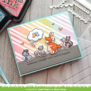 Lawn Fawn - Clear Stamp - Happy Hugs