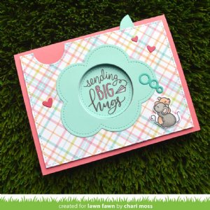 Lawn Fawn - Die - Magic Iris Thought Bubble Add-On