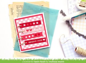 Lawn Fawn - Die - Hearts And Stars Skinny Tag