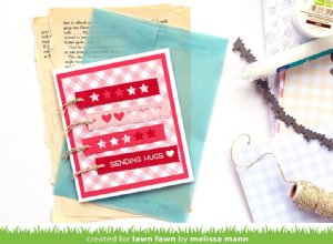 Lawn Fawn - Die - Hearts And Stars Skinny Tag