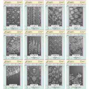 Lisa Horton - 3D Embossing Folder - A Year In Bloom