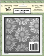 Lisa Horton - 3D Embossing Folder - Sunflower