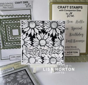 Lisa Horton - 3D Embossing Folder - Sunflower