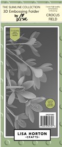 Lisa Horton - 3D Embossing Folder & Die - Crocus Field