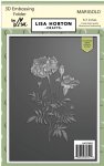 Lisa Horton - 3D Embossing Folder & Die - Marigold