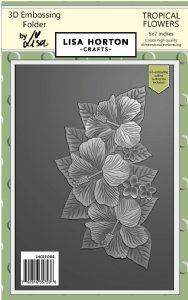 Lisa Horton - 3D Embossing Folder & Die - Narcissus