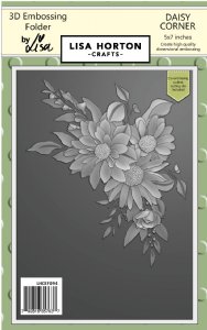 Lisa Horton - 3D Embossing Folder & Die - Daisy Corner