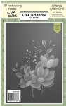 Lisa Horton - 3D Embossing Folder & Die - Spring Anemone