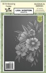 Lisa Horton - 3D Embossing Folder & Die - Blooms And Berries