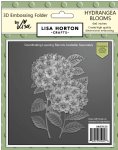 Lisa Horton - 3D Embossing Folder & Die - Hydrangea Blooms