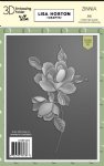 Lisa Horton - 3D Embossing Folder & Die - Zinnia