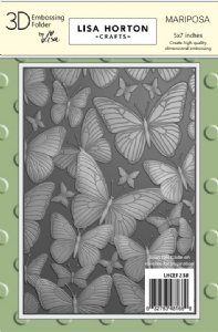 That Craft Place - Embossing Folder - Mariposa