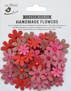 Little Birdie - Handmade Flowers - Sparkle Florettes Candy Mix