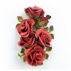Little Birdie - Handmade Flowers - Marva Poppies & Roses