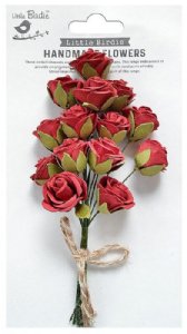 Little Birdie - Handmade Flowers - Charlie Poppies and Roses