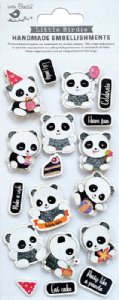 Little Birdie - 3D Glitter Embellishment - Panda Party