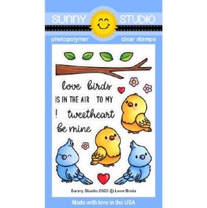 Sunny Stamp Studio - Clear Stamp - Love Birds