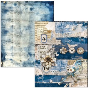 Ciao Bella - Mixed Media Book - Urban Blue Denim 