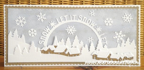 Marianne Design - Die -  Let It Snow Circle