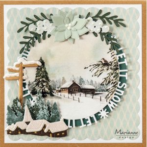 Marianne Design - Die -  Let It Snow Circle