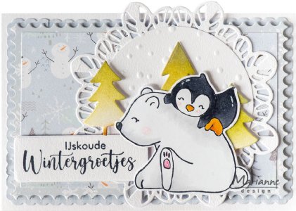 Marianne Design - Stamp & Die Set - Bear & Penguin