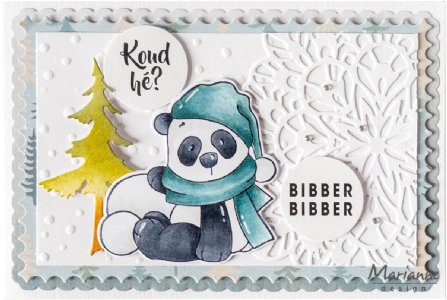 Marianne Design - Stamp & Die Set - Snow Panda