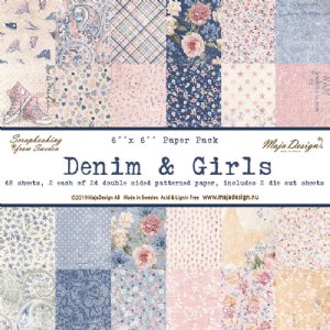 Maja Design - 6X6 Paper Pack - Denim & Girls