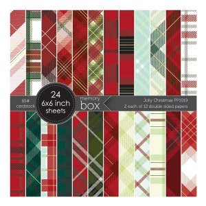 Memory Box - 6X6 Paper Pack - Jolly Christmas