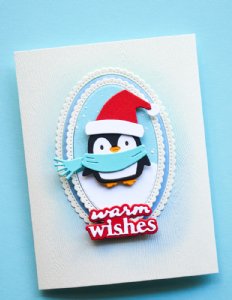 Memory Box - Die - Winter Wrap Penguin