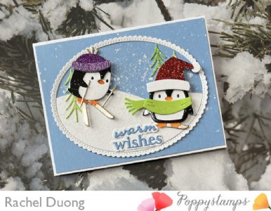 Memory Box - Die - Winter Wrap Penguin